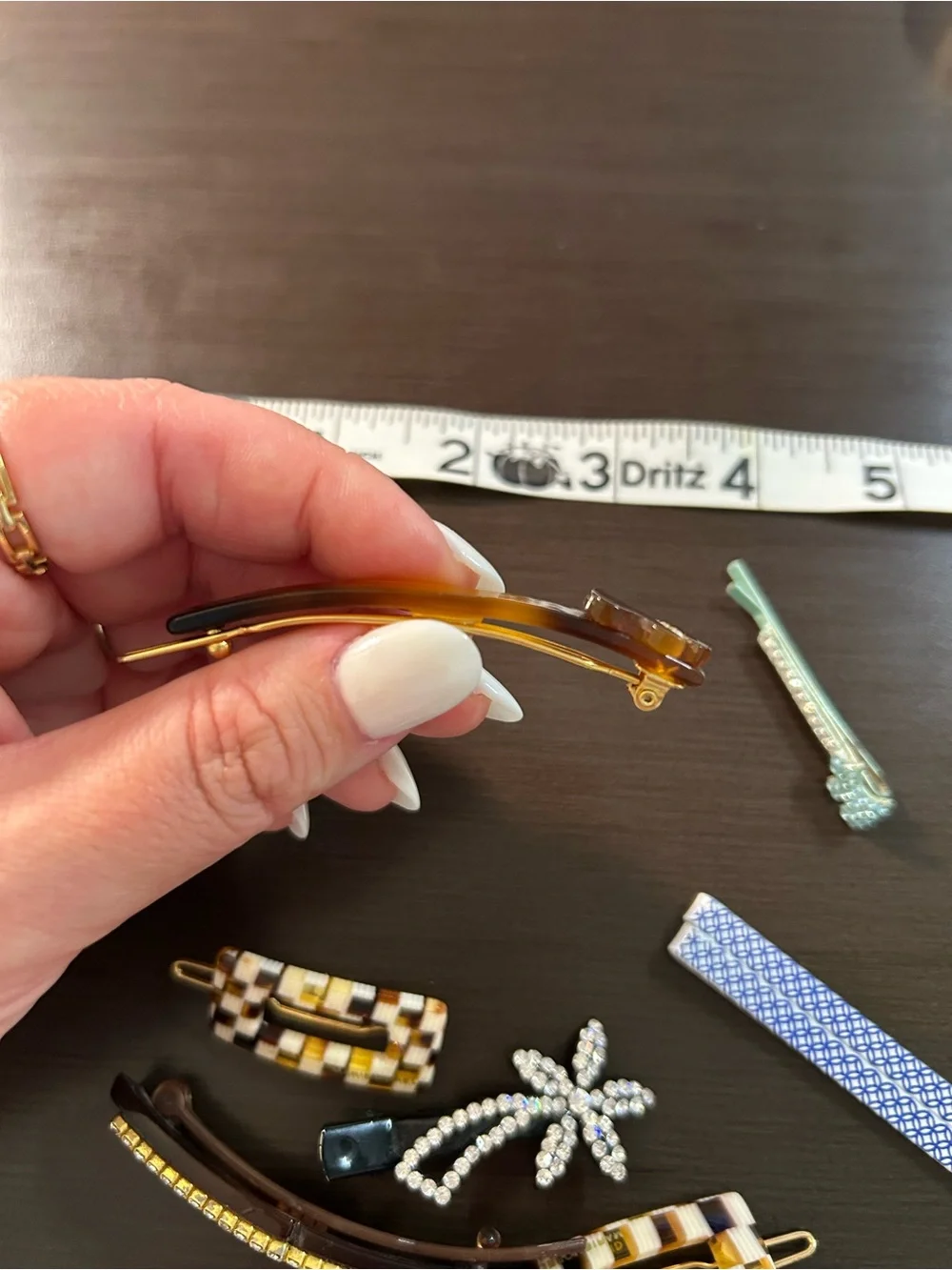 Mixed Decorative Hair Clips - Set of 8